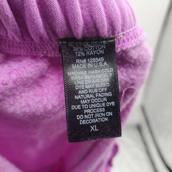 Aviator Nation X Peloton Logo Sweatpant Jogger Women XL Size Medium Neon Purple - Picture 8 of 14